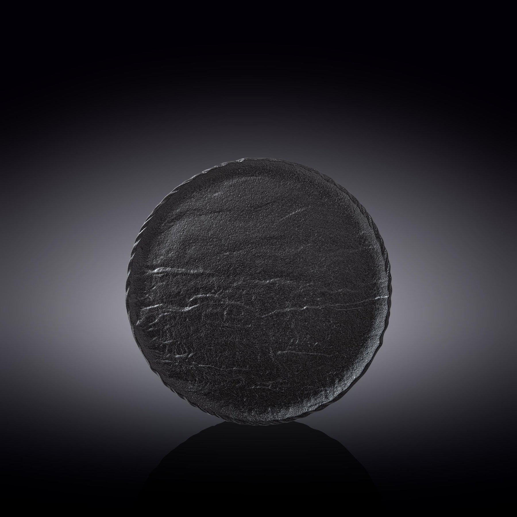 Wilmax Runde Platte SlateStone Schwarz 20.5 cm Porzellan WL-661124/A
