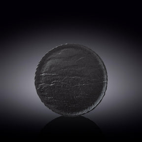 Wilmax Runde Platte SlateStone Schwarz 20.5 cm Porzellan WL-661124/A