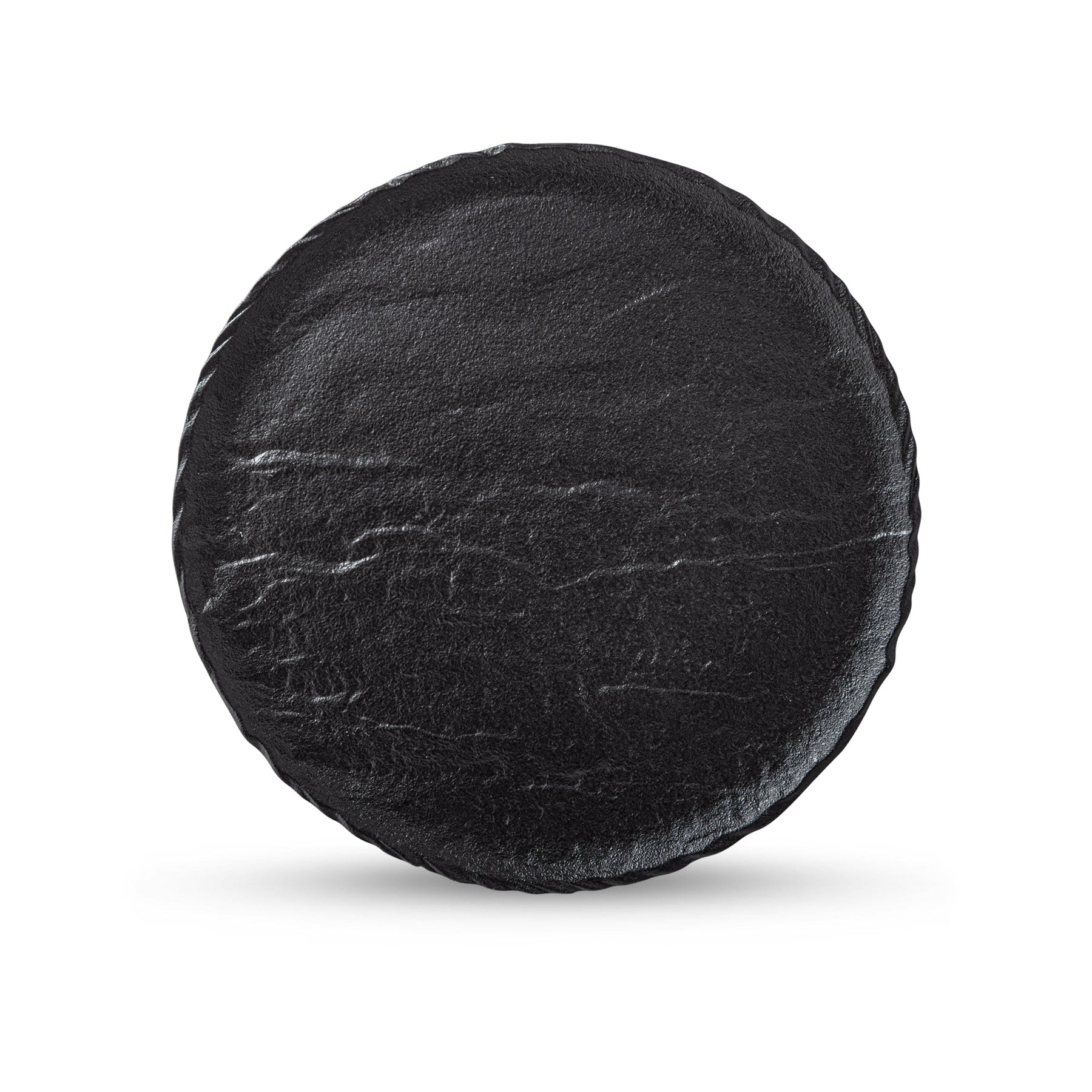 Wilmax Runde Servierplatte SlateStone Schwarz 30 cm Porzellan WL-661128/A