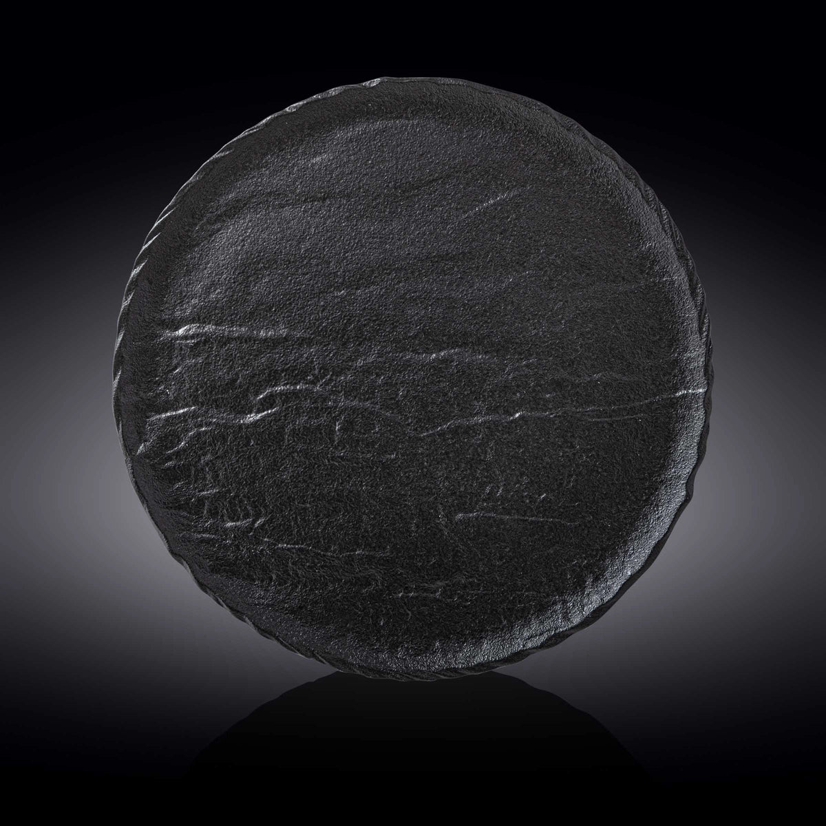 Wilmax Teller SlateStone Rund Schwarz 33 cm Porzellan WL-661129/A