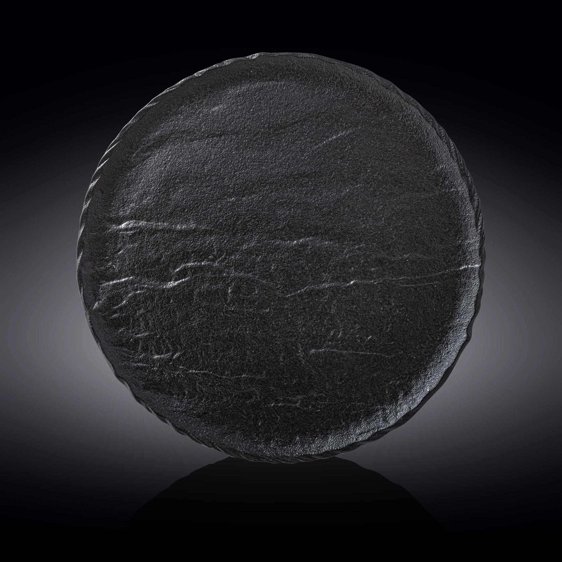 Wilmax Teller SlateStone Rund Schwarz 33 cm Porzellan WL-661129/A