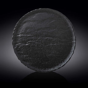 Wilmax Teller SlateStone Rund Schwarz 33 cm Porzellan WL-661129/A