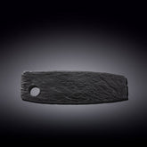 Wilmax Servierplatte SlateStone Schwarz 32.5 x 10 cm Porzellan WL-661132/A