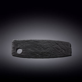 Wilmax Servierplatte SlateStone Schwarz 32.5 x 10 cm Porzellan WL-661132/A
