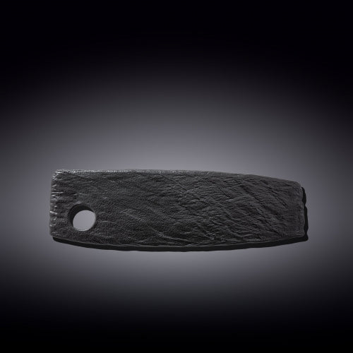 Wilmax Servierplatte SlateStone Schwarz 32.5 x 10 cm Porzellan WL-661132/A