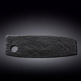 Wilmax Servierplatte SlateStone Schwarz 42 x 13 cm Porzellan WL-661133/A