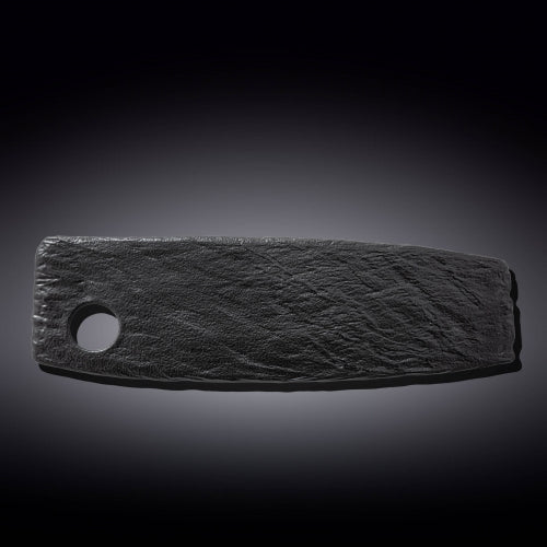 Wilmax Servierplatte SlateStone Schwarz 42 x 13 cm Porzellan WL-661133/A