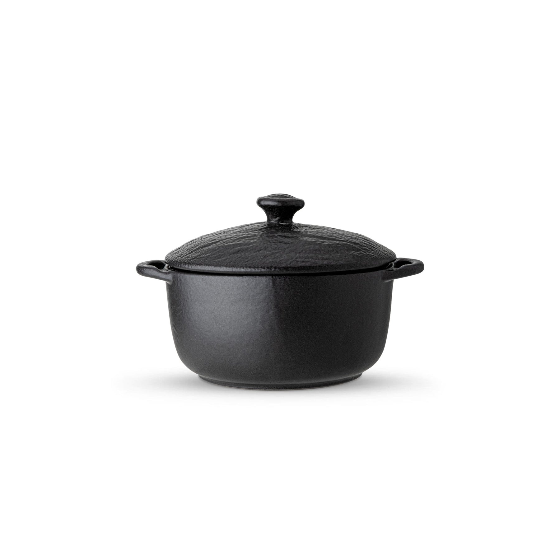 Wilmax Topf mit Deckel SlateStone Schwarz 600 ml Porzellan WL-661140/A