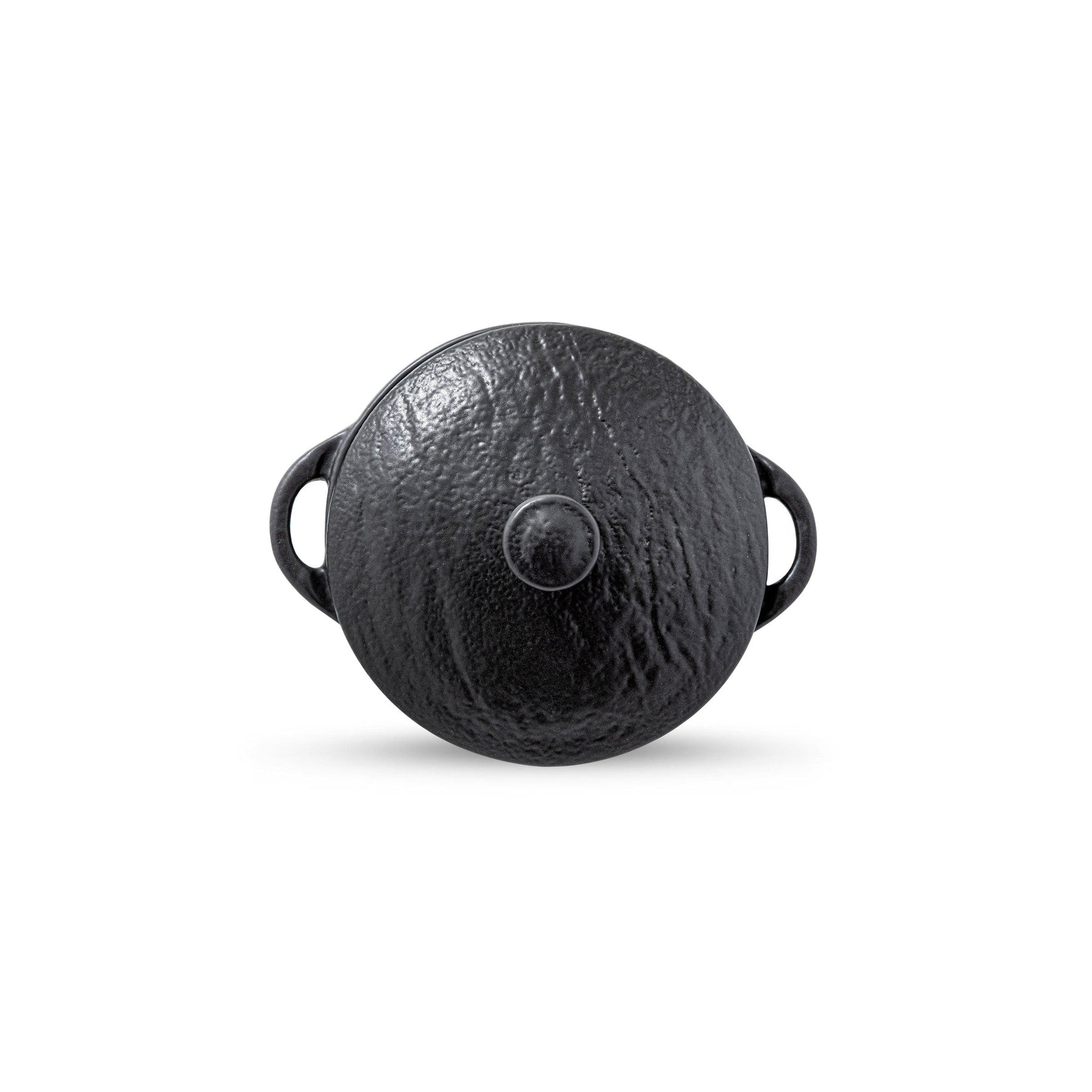 Wilmax Topf mit Deckel SlateStone Schwarz 600 ml Porzellan WL-661140/A