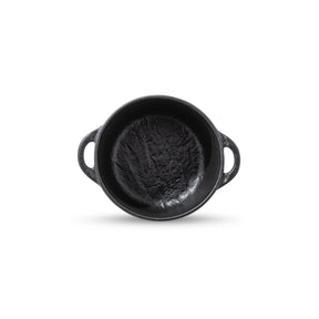Wilmax Topf mit Deckel SlateStone Schwarz 600 ml Porzellan WL-661140/A