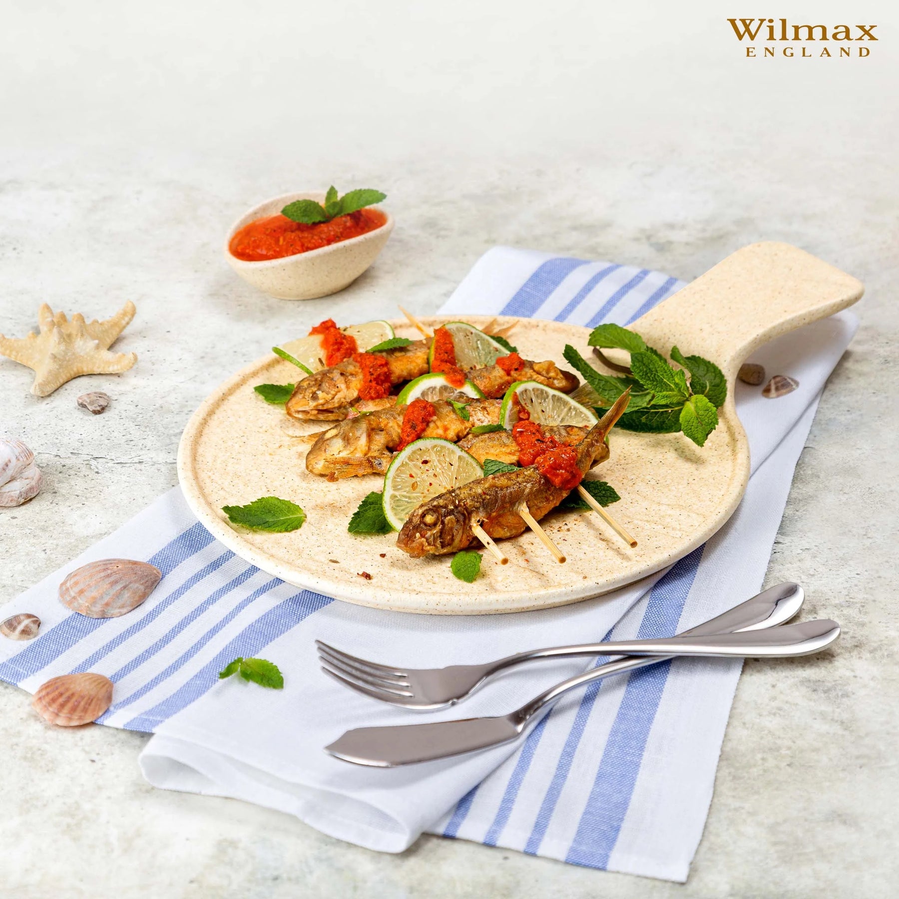 Wilmax Fischmesser 2er Set 20,5 cm Edelstahl WL-999109/2B