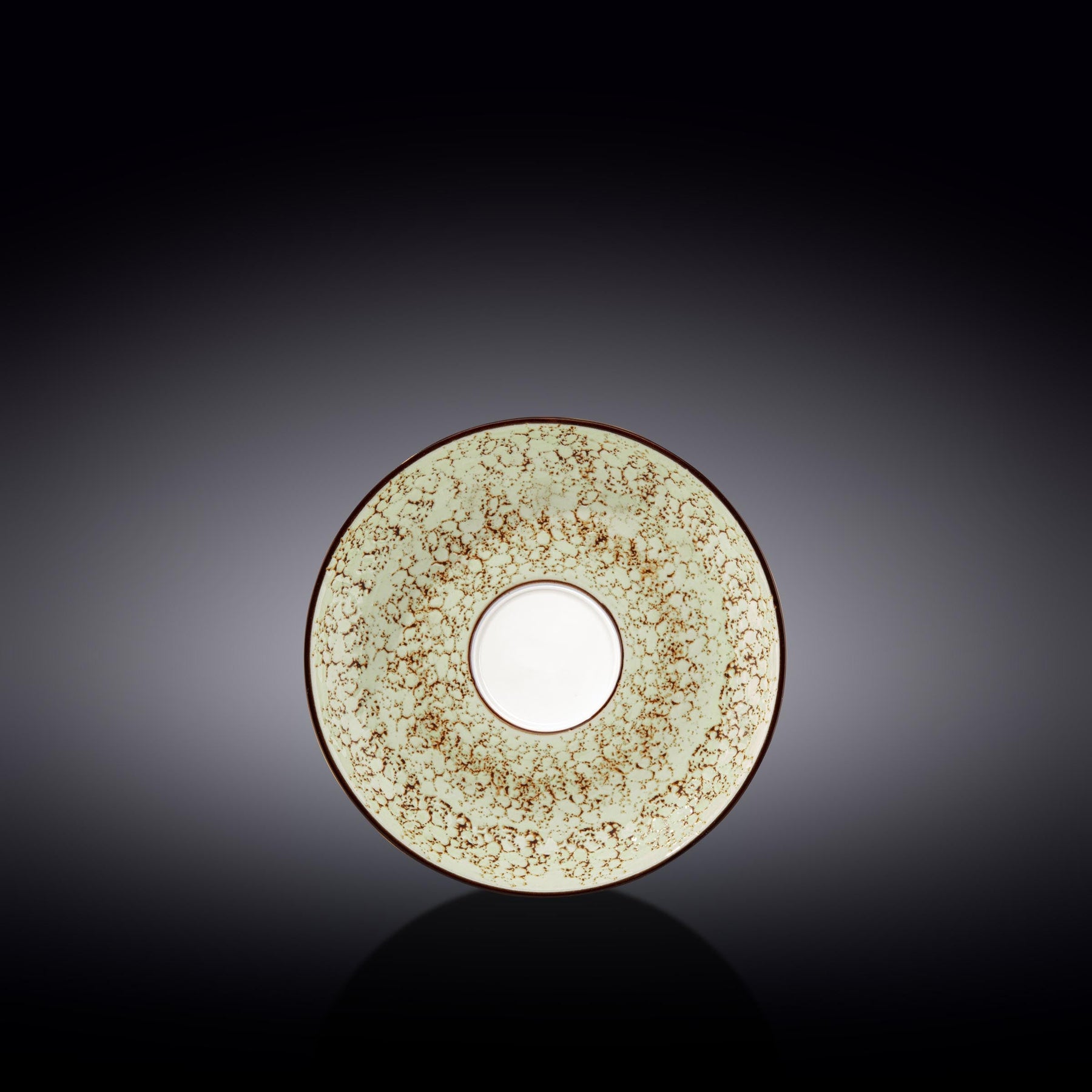 Wilmax Untertasse 15 cm Pistazie Porzellan