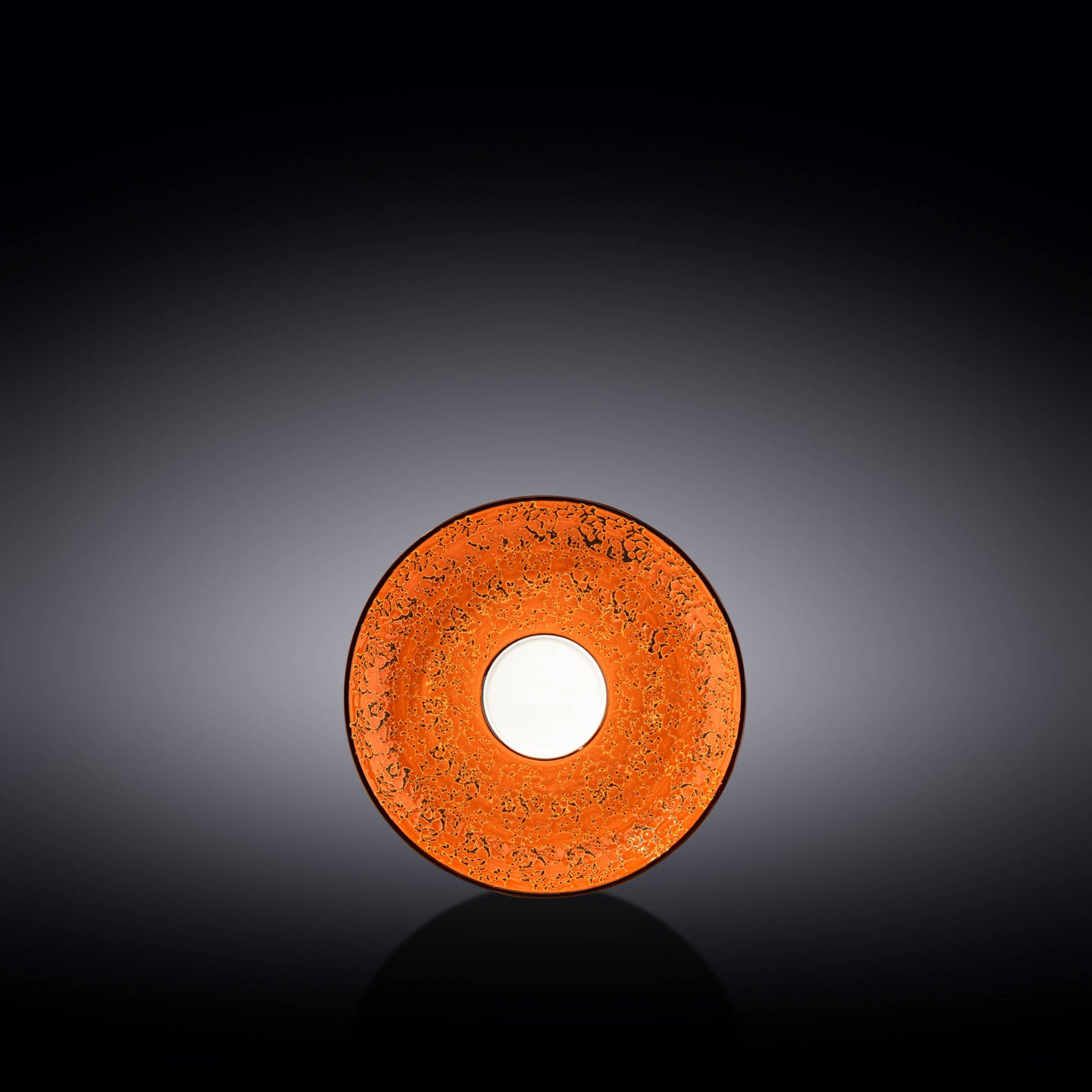 Wilmax Untertasse 11 cm Orange Porzellan