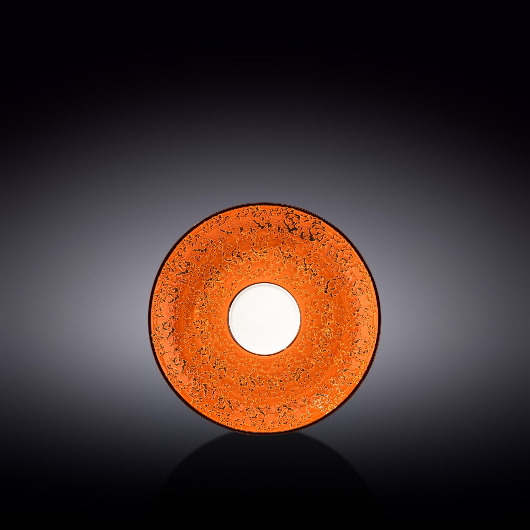 Wilmax Untertasse 15 cm Orange Porzellan