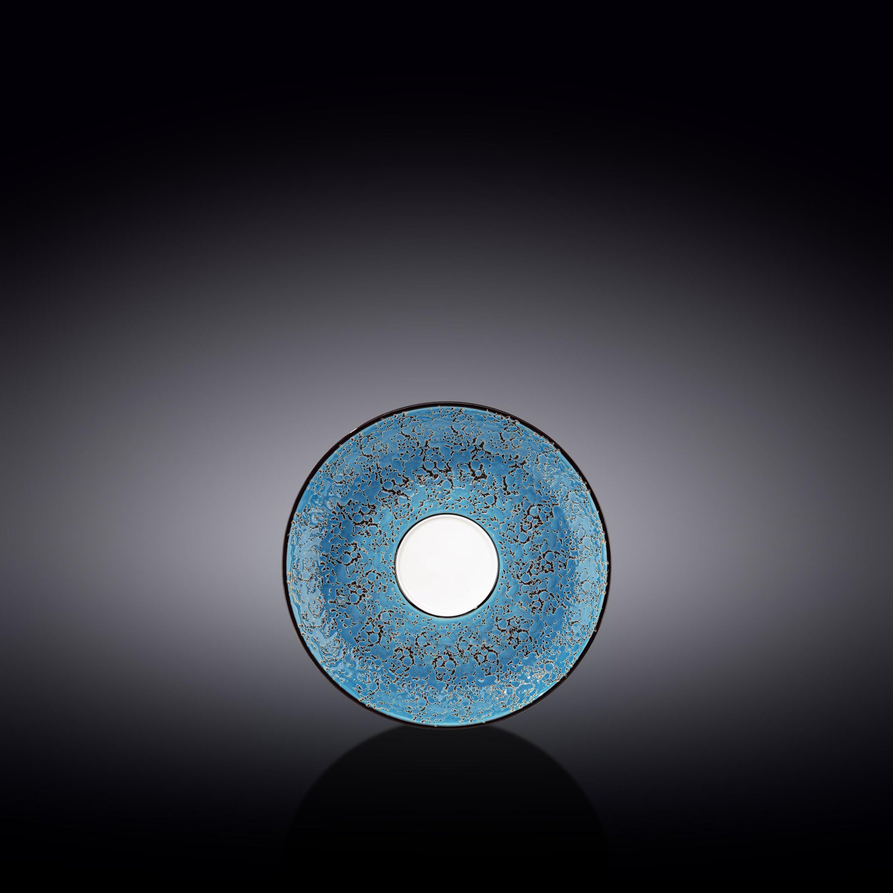 Wilmax Untertasse 11 cm Blau Porzellan