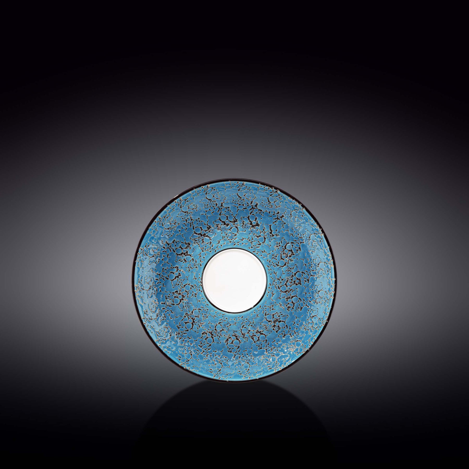 Wilmax Untertasse 15 cm Blau Porzellan