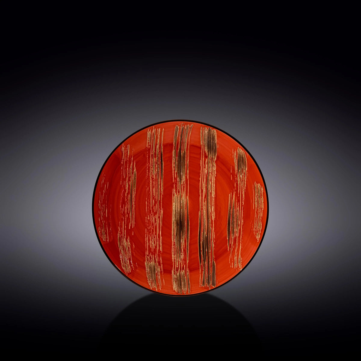 Wilmax Teller 18 cm Rot Porzellan 6er Set WL-668211/A6