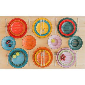 Wilmax Teller 28 cm Grün Porzellan 2er Set WL-668516/A2