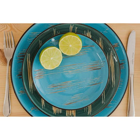 Wilmax Teller 28 cm Blau Porzellan WL-668616/A