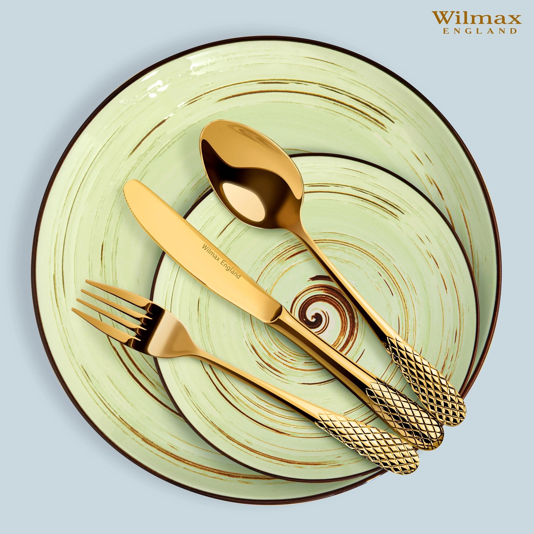 Wilmax Teller 25.5 cm Pistazie Porzellan 2er Set WL-669114/A2
