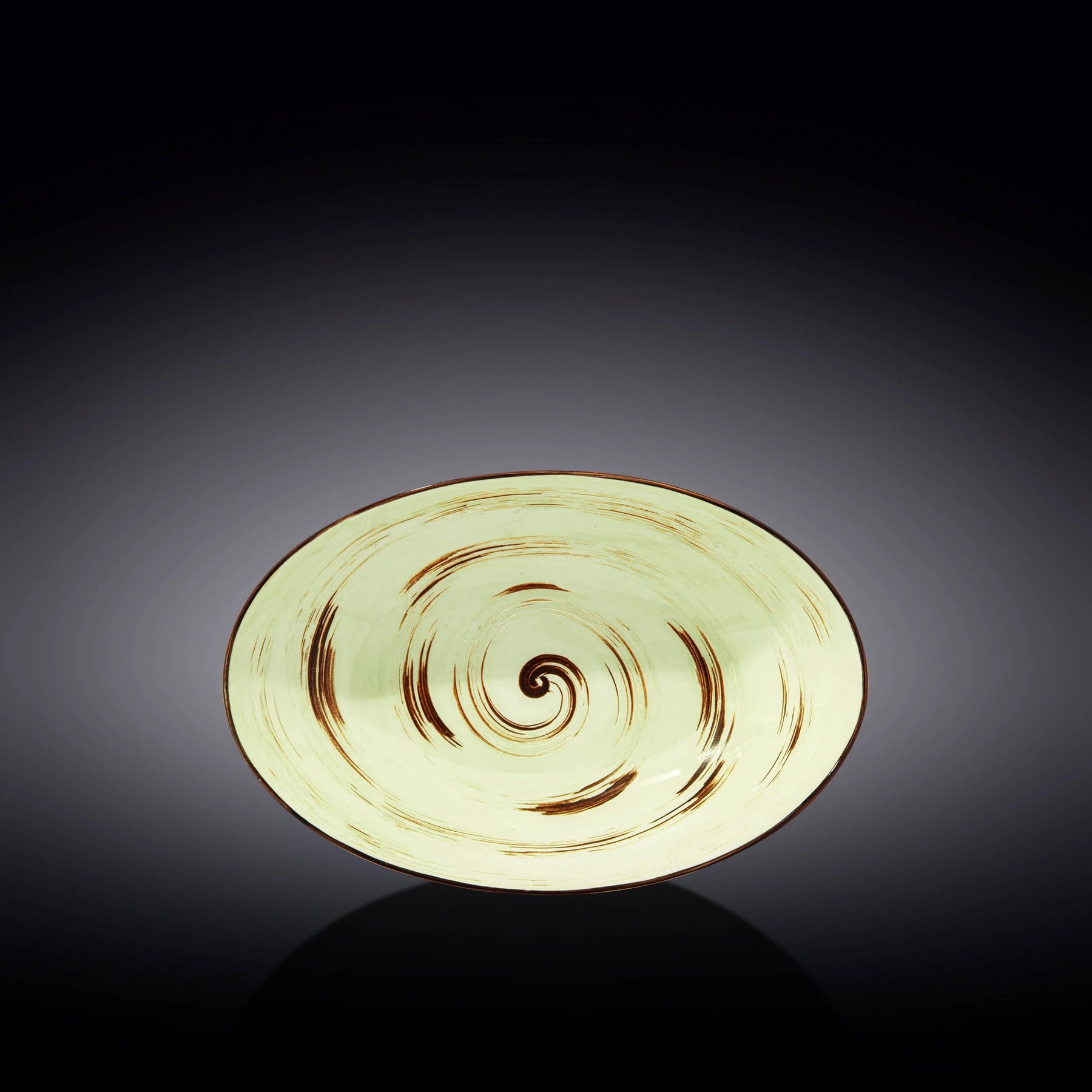 Wilmax Schale oval 25 cm Pistazie Porzellan WL-669140/A