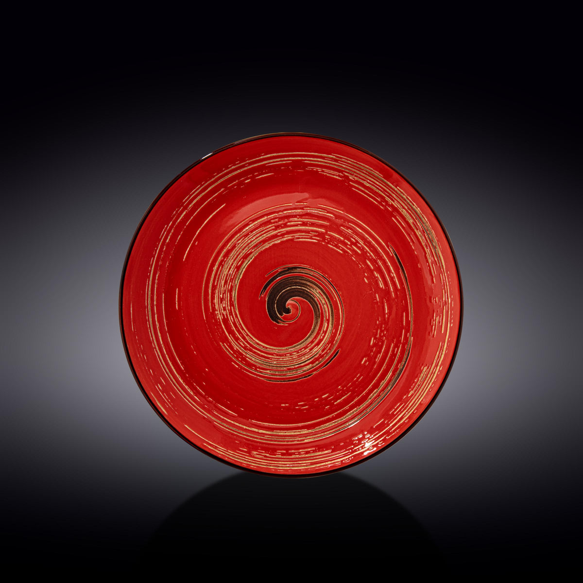 Wilmax Teller 25,5 cm Rot Porzellan WL-669214/A
