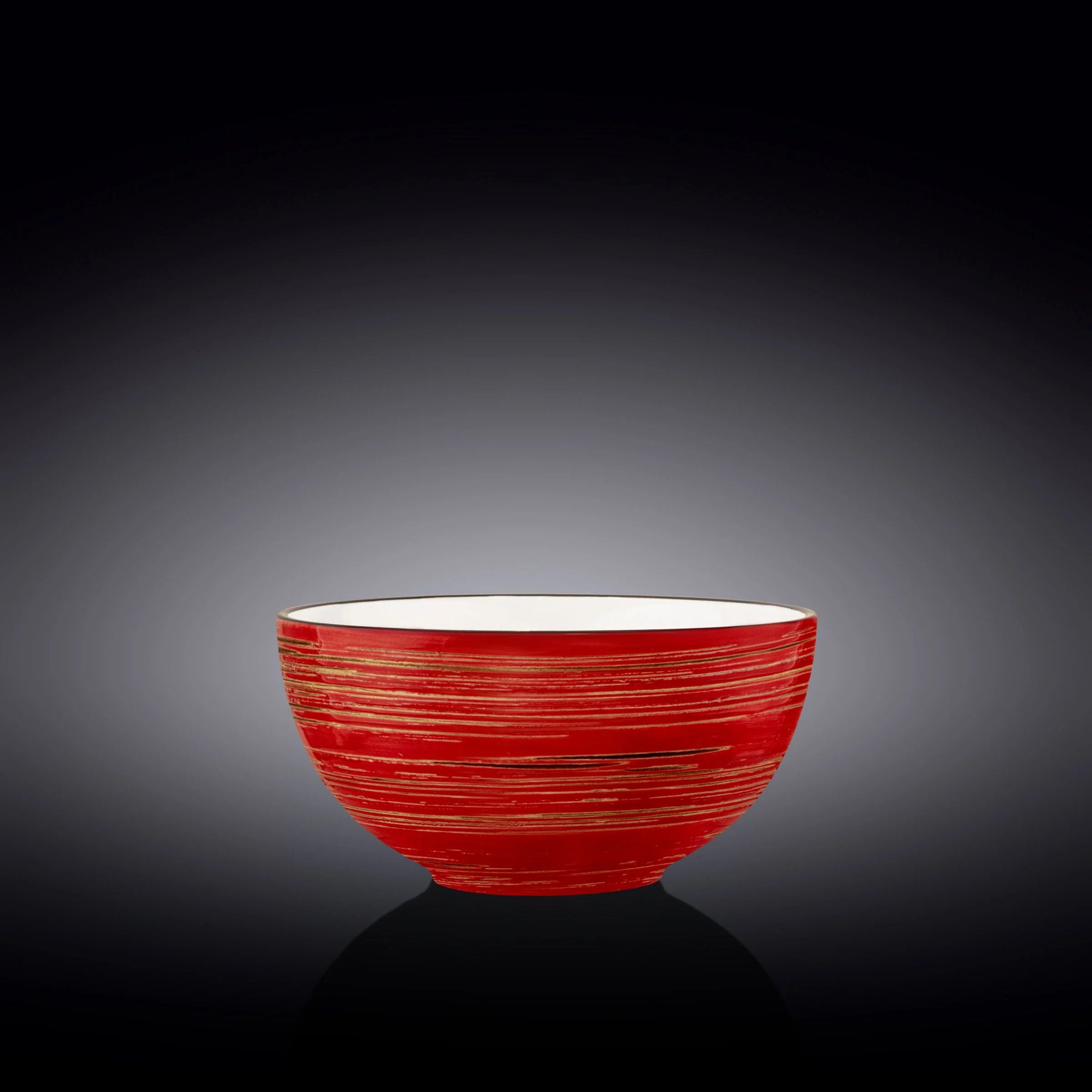 Wilmax Schale 19 cm Rot Porzellan WL-669232/A