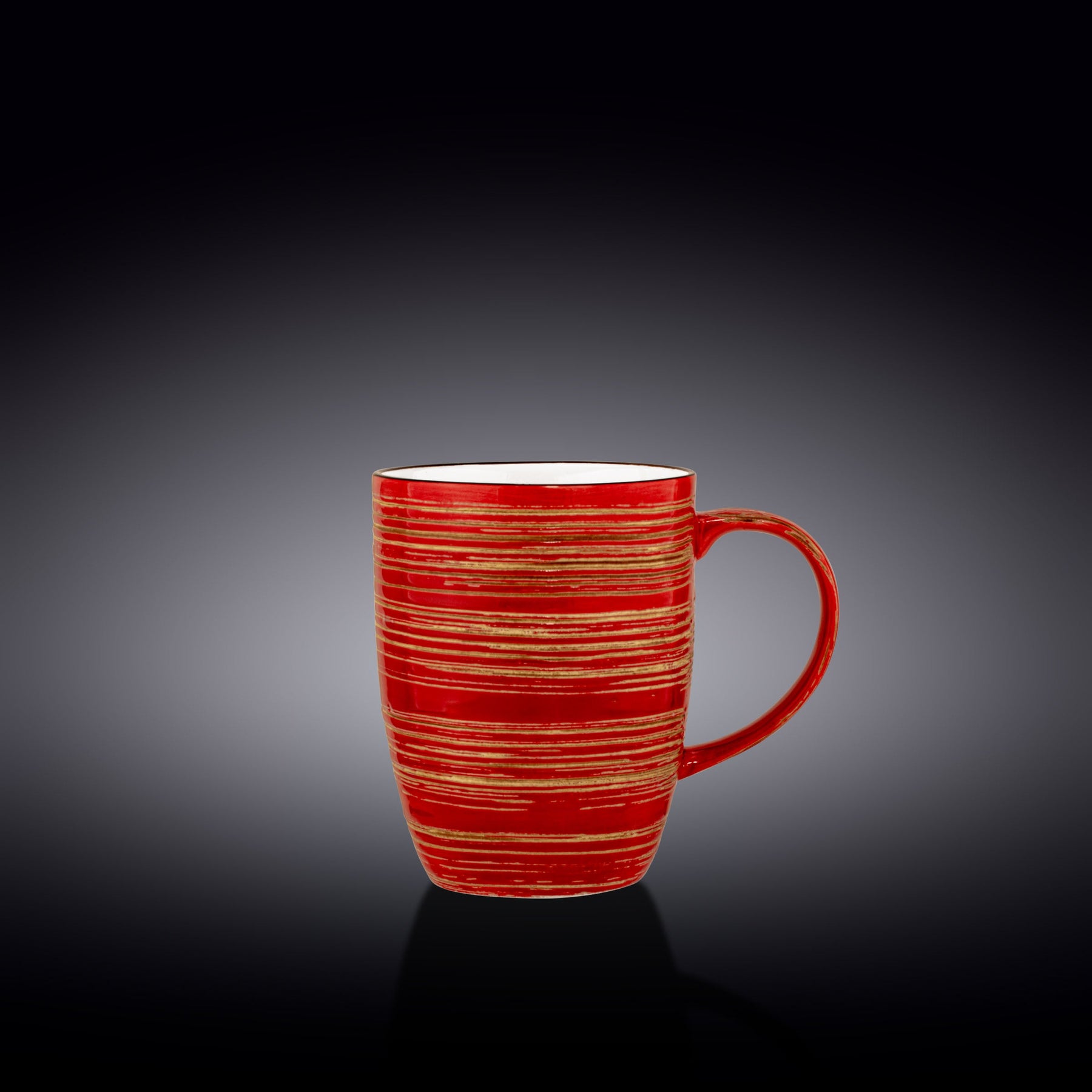 Wilmax Becher 460 ml Rot Porzellan