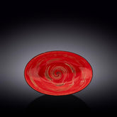 Wilmax Schale oval 25 cm Rot Porzellan WL-669240/A