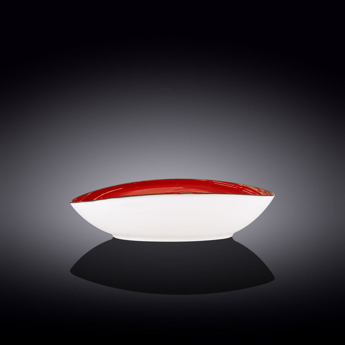 Wilmax Schale oval 25 cm Rot Porzellan WL-669240/A