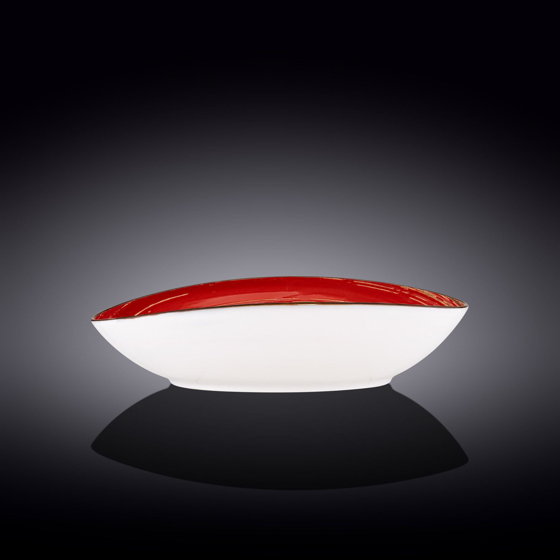Wilmax Schale oval 30 cm Rot Porzellan WL-669241/A