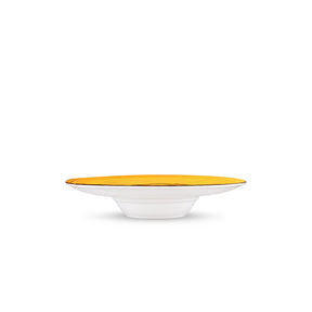 Wilmax Tiefer Teller 24 cm 200 ml Gelb Porzellan WL-669425/A