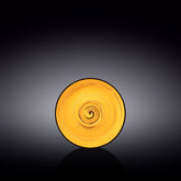Wilmax Untertasse 12 cm Gelb Porzellan WL-669434/B