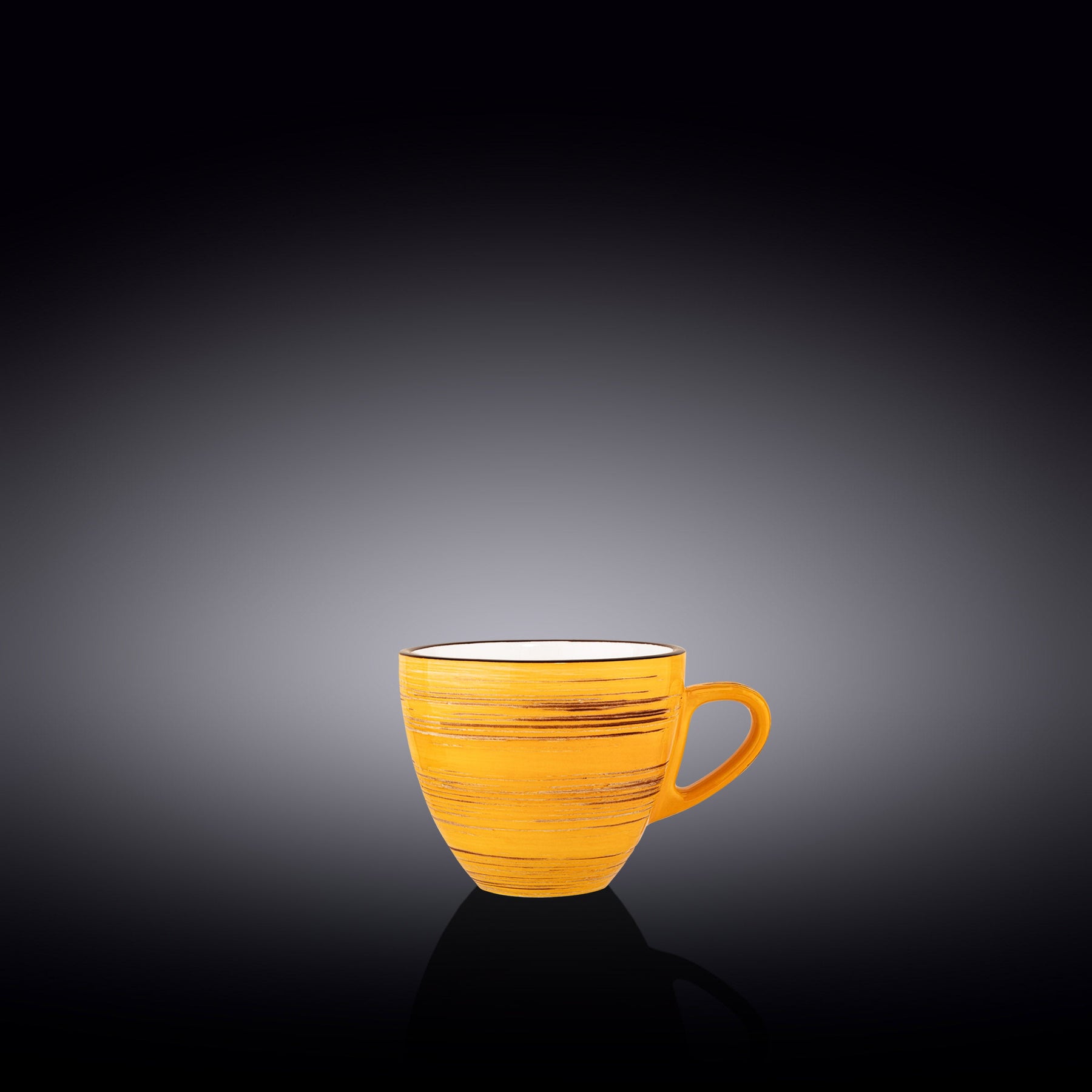 Wilmax Espressotasse 110 ml Gelb Porzellan