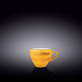 Wilmax Espressotasse 110 ml Gelb Porzellan