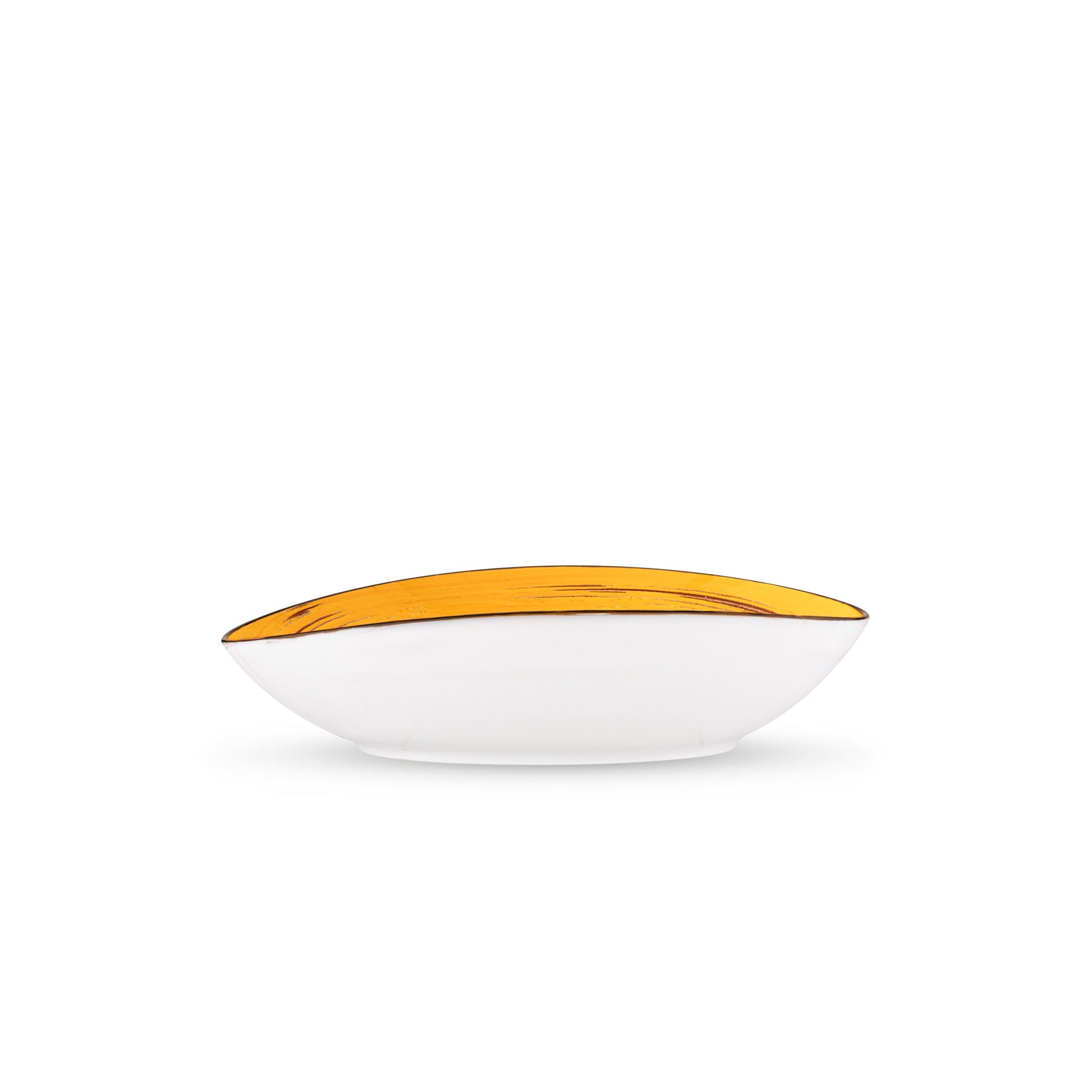 Wilmax Schale oval 30 cm Gelb Porzellan WL-669441/A