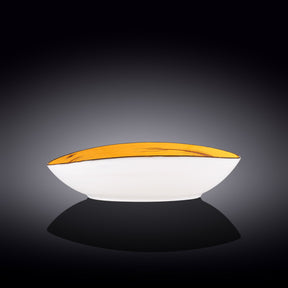 Wilmax Schale oval 30 cm Gelb Porzellan WL-669441/A