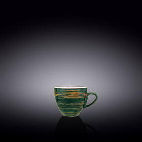 Wilmax Espressotasse 75 ml Grün Porzellan