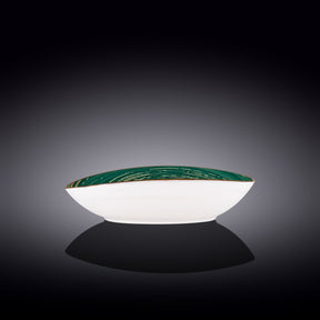 Wilmax Schale oval 25x16,5 cm Grün Porzellan WL-669540/A