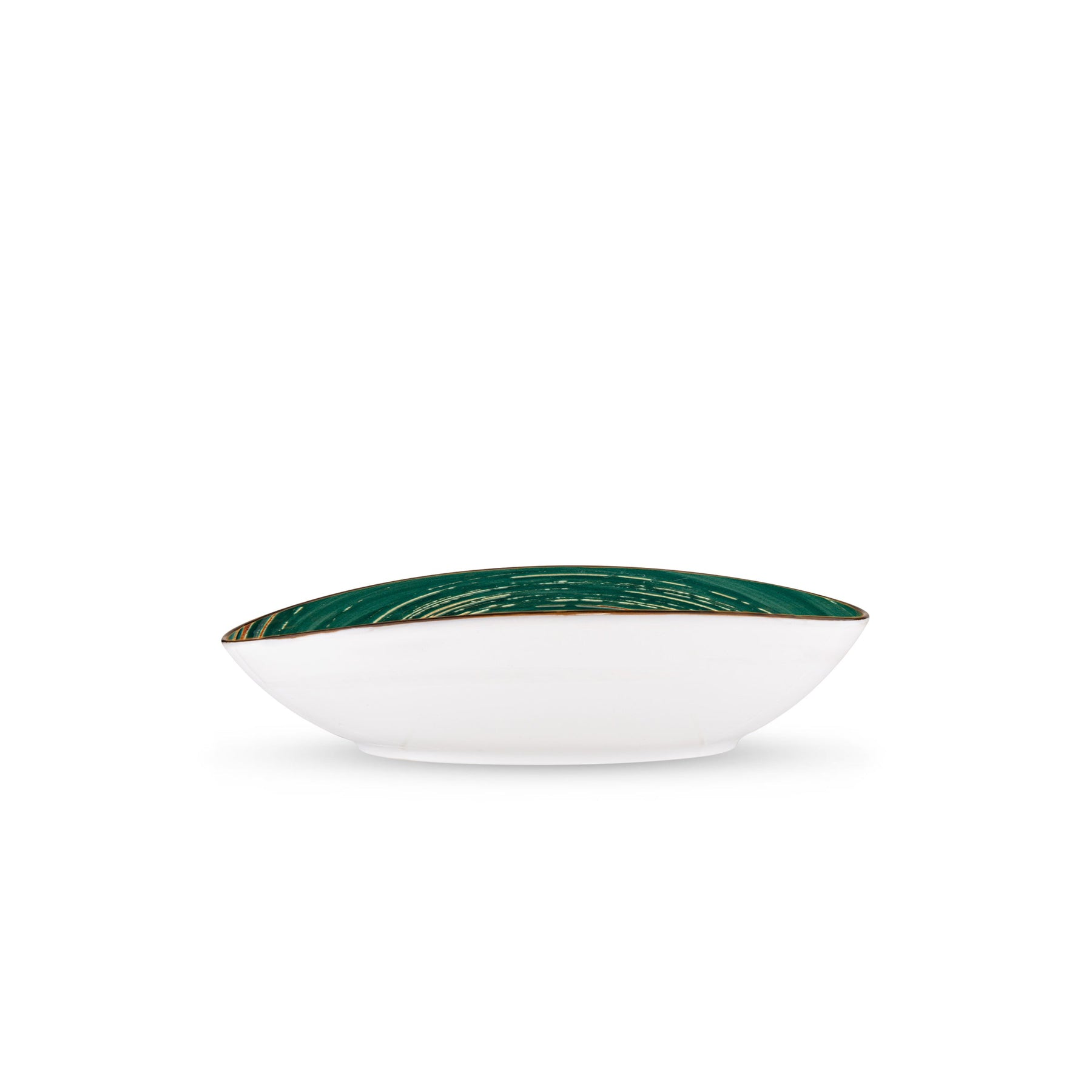 Wilmax Schale oval 25x16,5 cm Grün Porzellan WL-669540/A