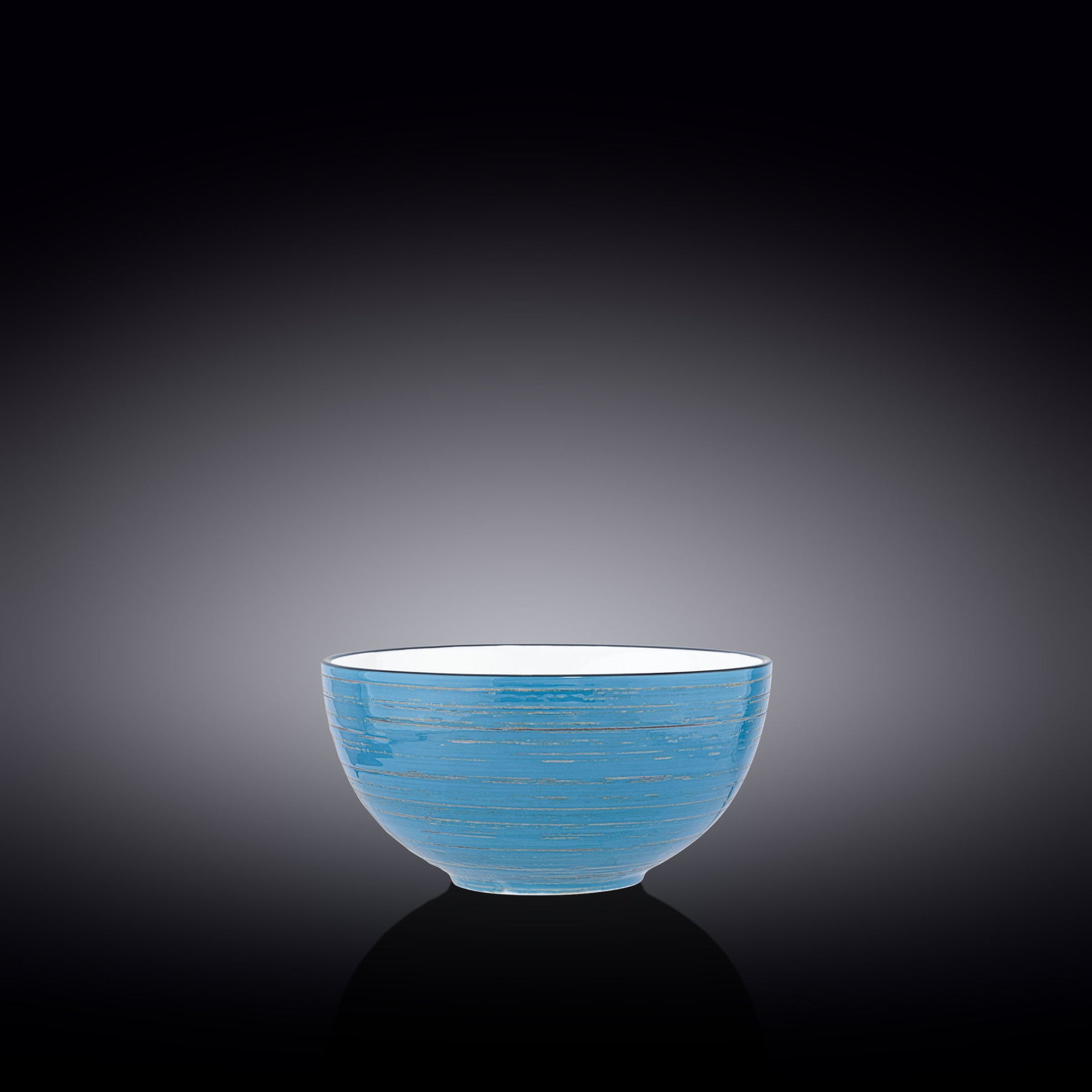 Wilmax Schale 600 ml 13,5 cm Blau Porzellan WL-669630/A