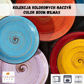 Wilmax Untertasse 12 cm Blau Porzellan