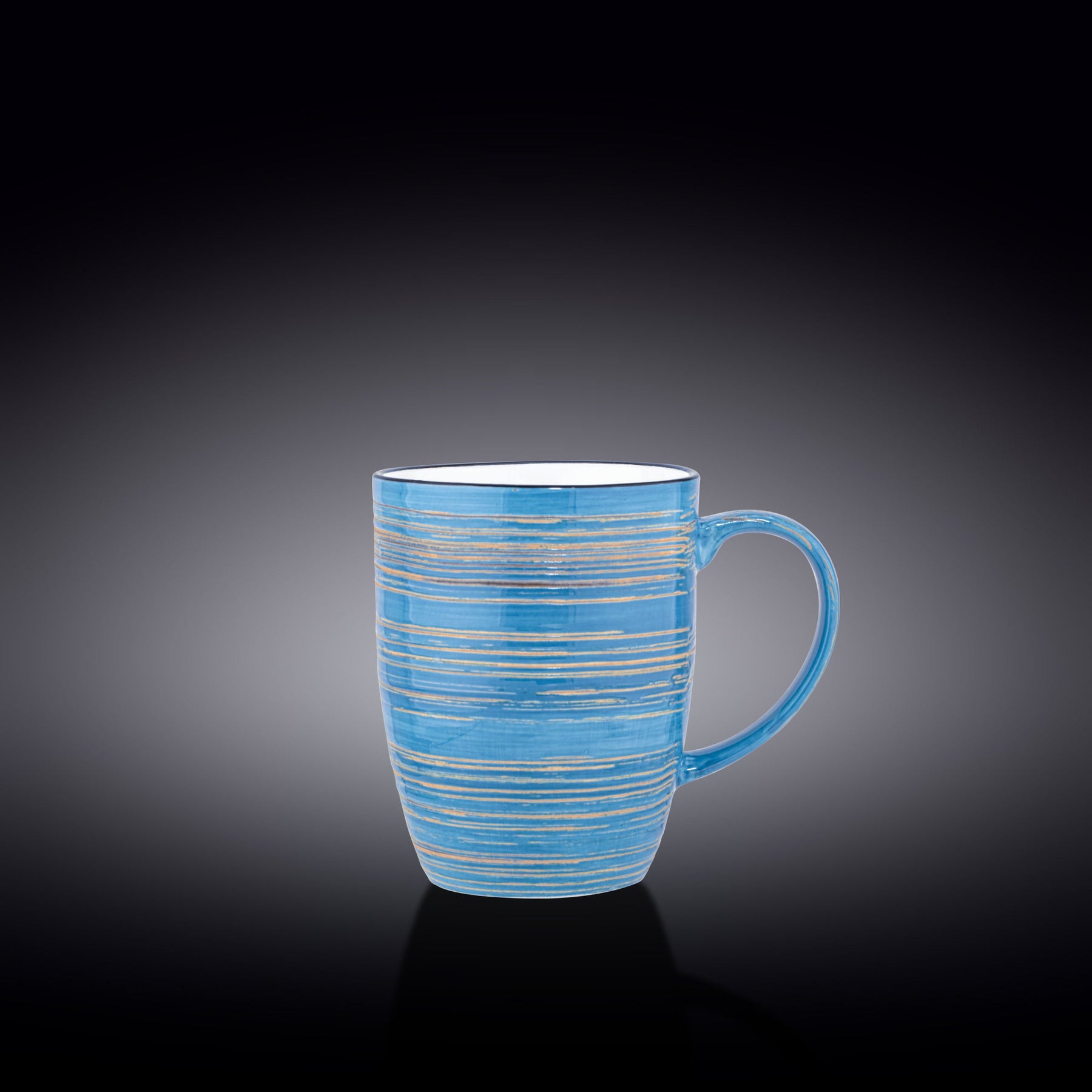 Wilmax Becher 460 ml Blau Porzellan