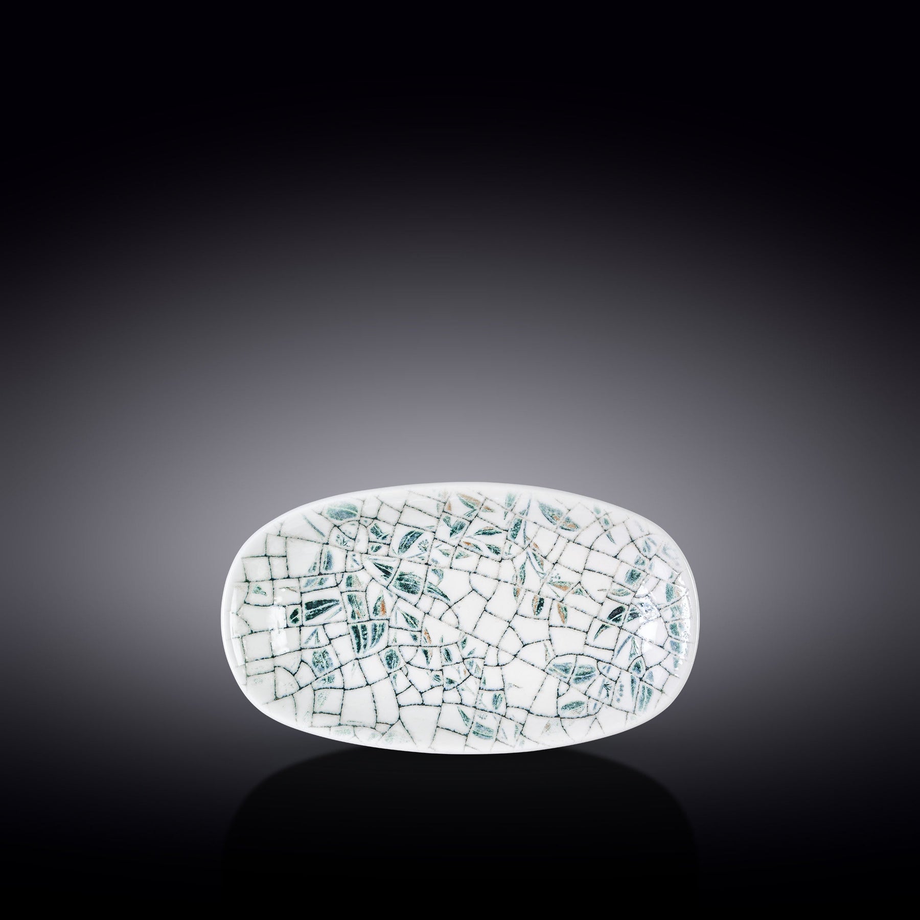 Wilmax Servierplatte 20x11 cm Mehrfarbig Porzellan WL-671542/A