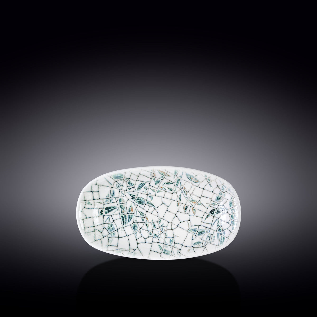 Wilmax Servierplatte 20x11 cm Mehrfarbig Porzellan WL-671542/A