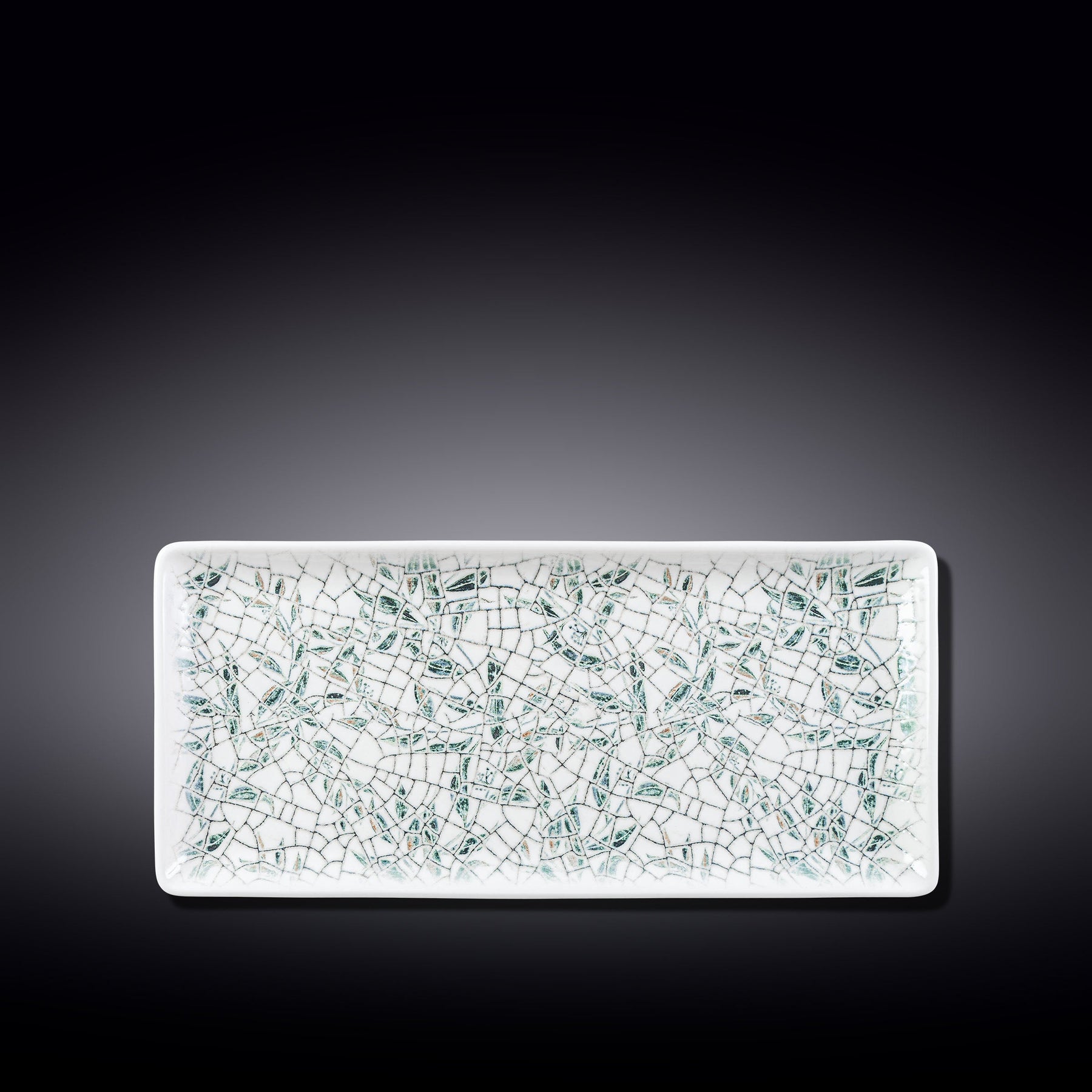 Wilmax Servierplatte 33x15 cm Mehrfarbig Porzellan WL-671553/A