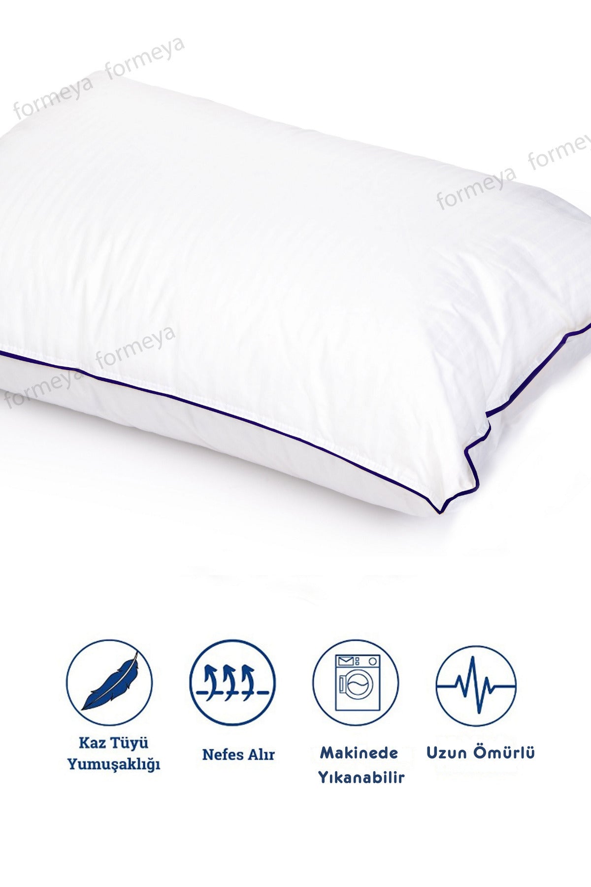 2 Pieces Climate Nano Gel Cushion Hotel Cushion 50X70 cm 100% Cotton Outer Fabric