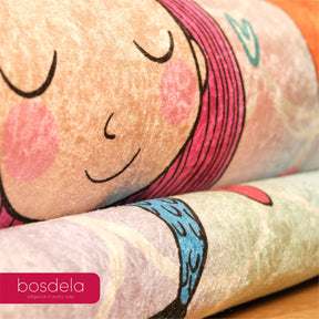 Bosdela Kinder- und Babyteppich - runder Kinderzimmerteppich, Ø 140 cm, verschiedene Designs