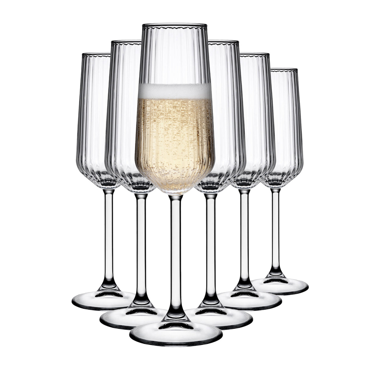 Pasabahce Allegra Focus Champagnerflöte 19,5 cl 6er-Set