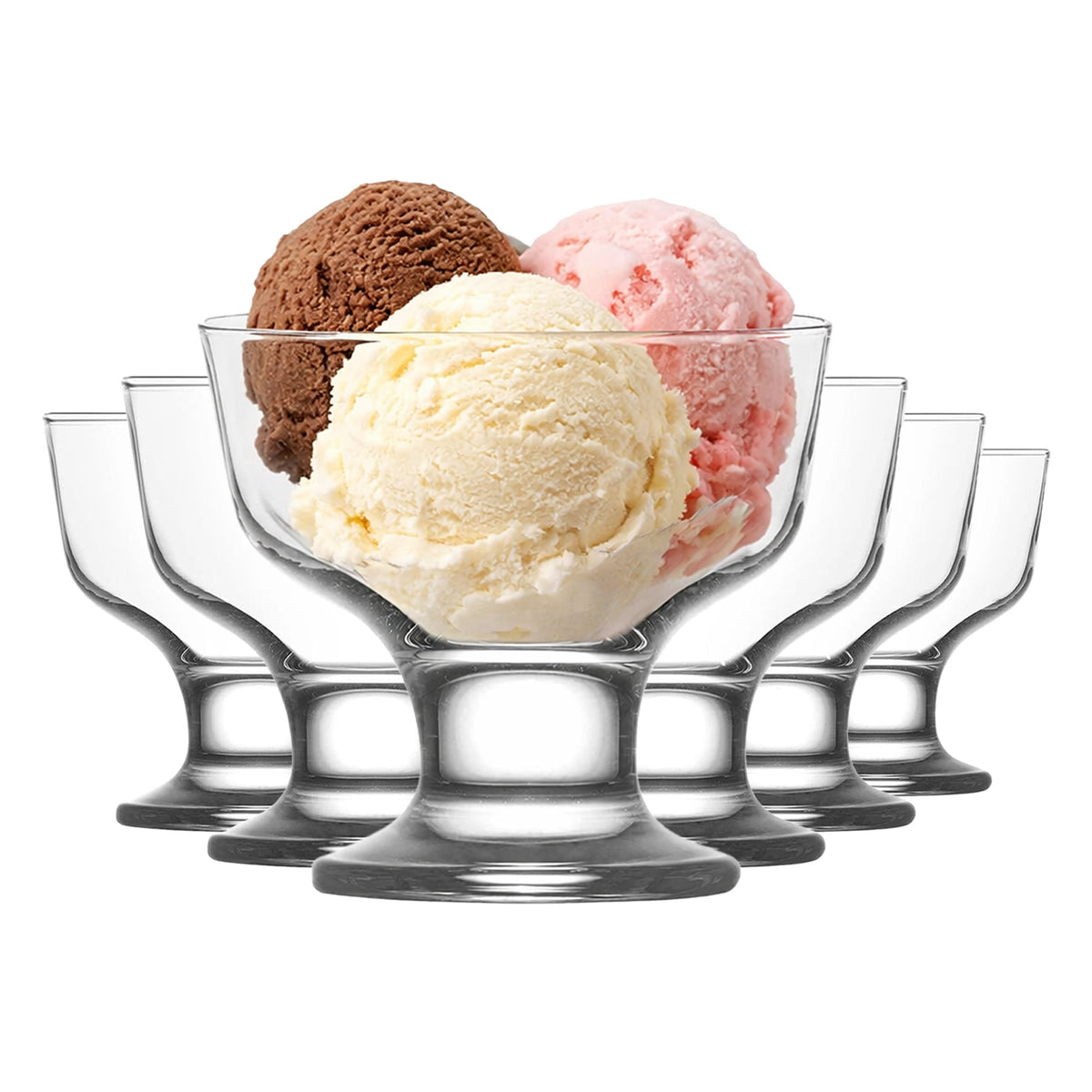 LAV Destina Eis- und Dessertschalen - 285 ml (9 3/4 oz), 6er Set